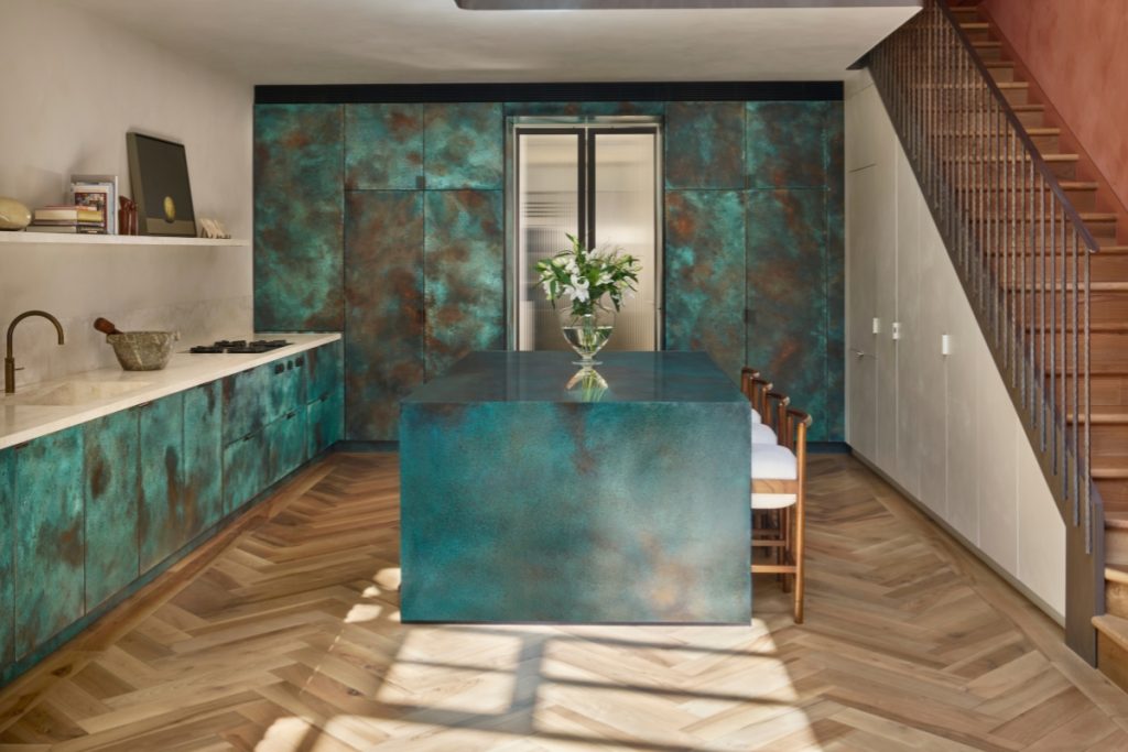 The Bespoke Verdigris Copper Kitchen: A Labour of Love for Ledbury Studio